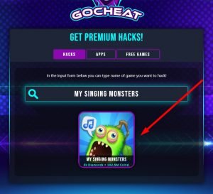 my singing monsters online generator activation code