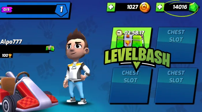 Free Gems in Boom Karts (Screenshot)