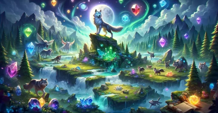 Cover for Wolf Game with Gems