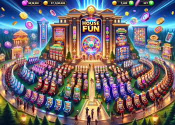 House of Fun, illustration of many slots.