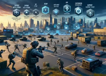 Players engaging in battle in Modern Combat 5.