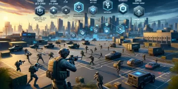 Players engaging in battle in Modern Combat 5.