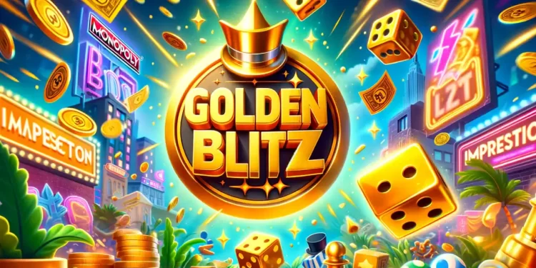 Image of Golden Blitz in Monopoly GO (Illustration)
