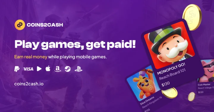 Banner for Coins2Cash.io