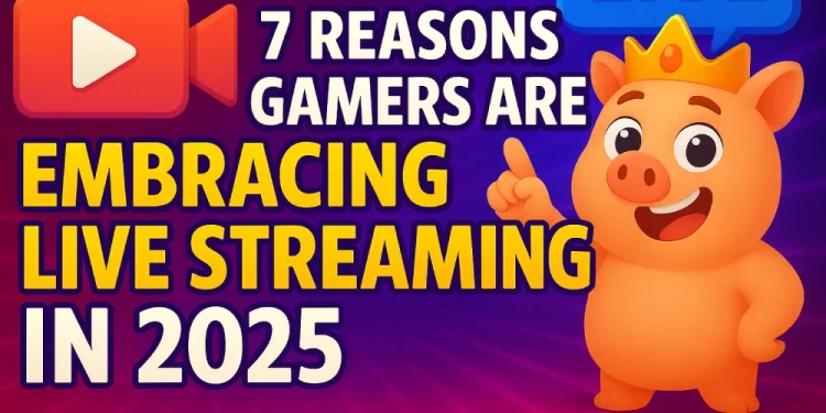 Top 7 Reasons Gamers Are Embracing Live Streaming in 2025