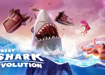 Cover image of Hungry Shark Evolution mobile game