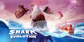 Cover image of Hungry Shark Evolution mobile game